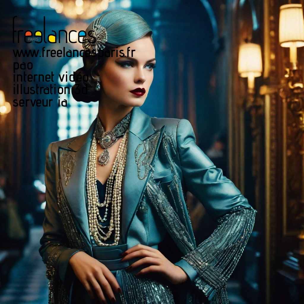 Pao mise en page internet vidéo illustration 3d serveur IA générative AI freelance paris studio de création magazines 192 vwo53q30